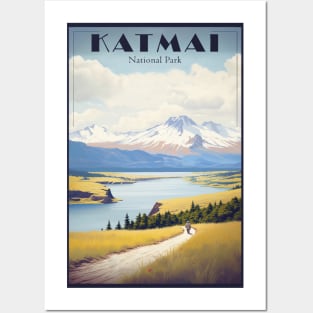 Katmai National Park Travel Poster Posters and Art